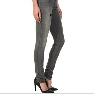 Diesel Grey-Black Skinny Jeans